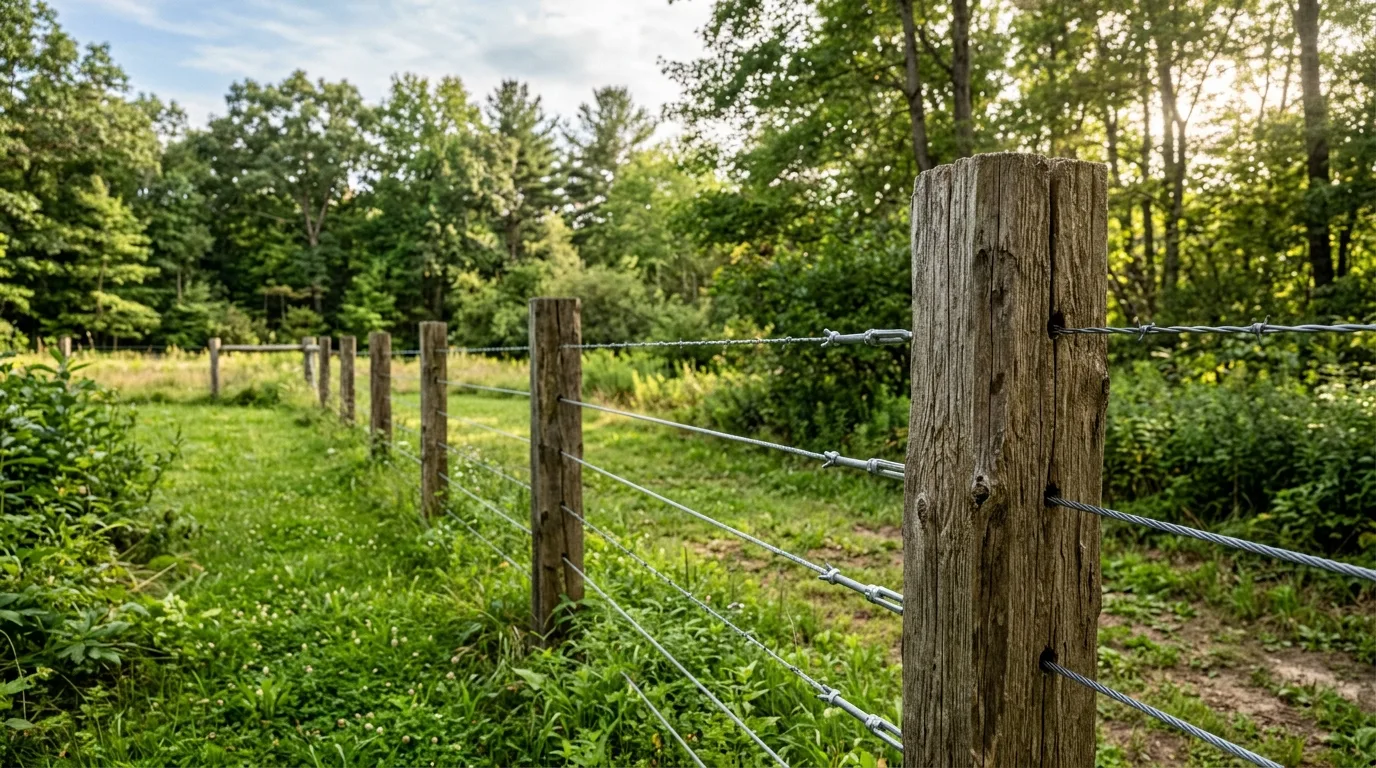 9 Wood and Wire Fence Ideas for a Rustic Look